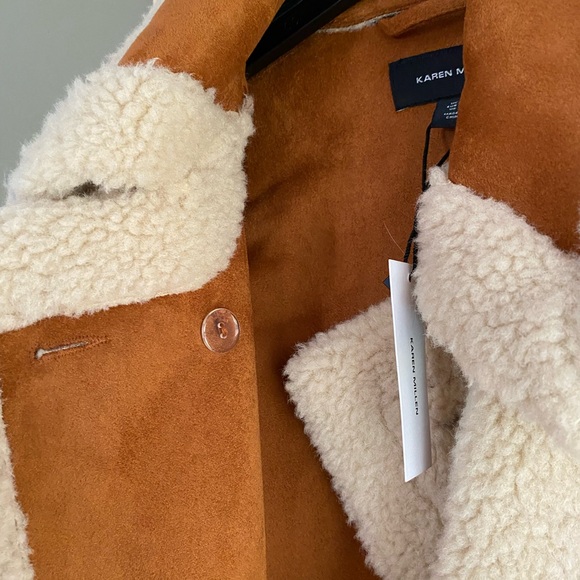 Karen Millen Cream and Tan Trench Coat - Picture 6 of 10